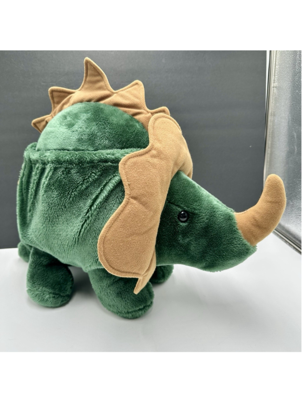 Green Dinosaur Triceratops Plush Target Pajama Keeper Dayton Hudson Dino Read